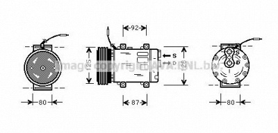 AVA QUALITY COOLING rtk067 -  Компрессор, кондиционер